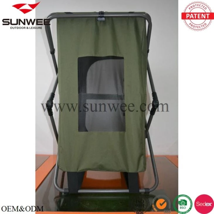 Folding camp cupboard